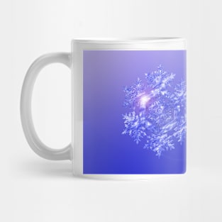 Sparkling Fractal Snowflake Mug